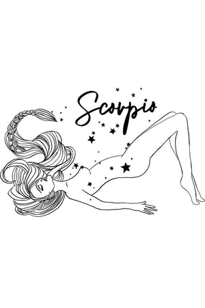 Scorpio Crop Baby Tee