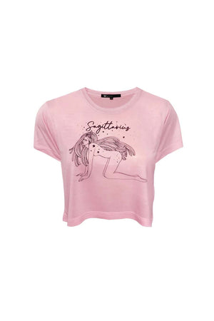 Sagittarius Crop Baby Tee