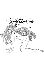 Sagittarius Crop Baby Tee