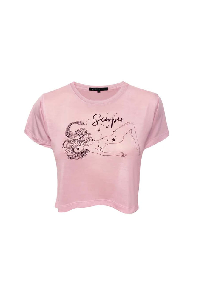 Scorpio Crop Baby Tee